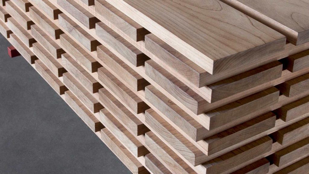 Custom Maple-Pile Benches Are Central at New UCLA Medical School Facility